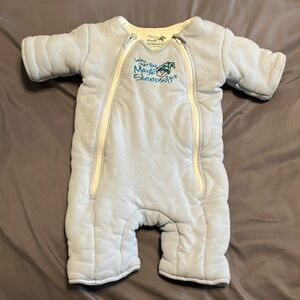 Baby Merlin’s Magic Sleep Suit Large 6-9 Months Blue Cotton